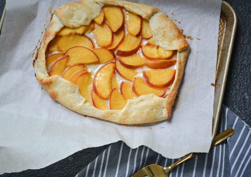 Baked Peach Galette