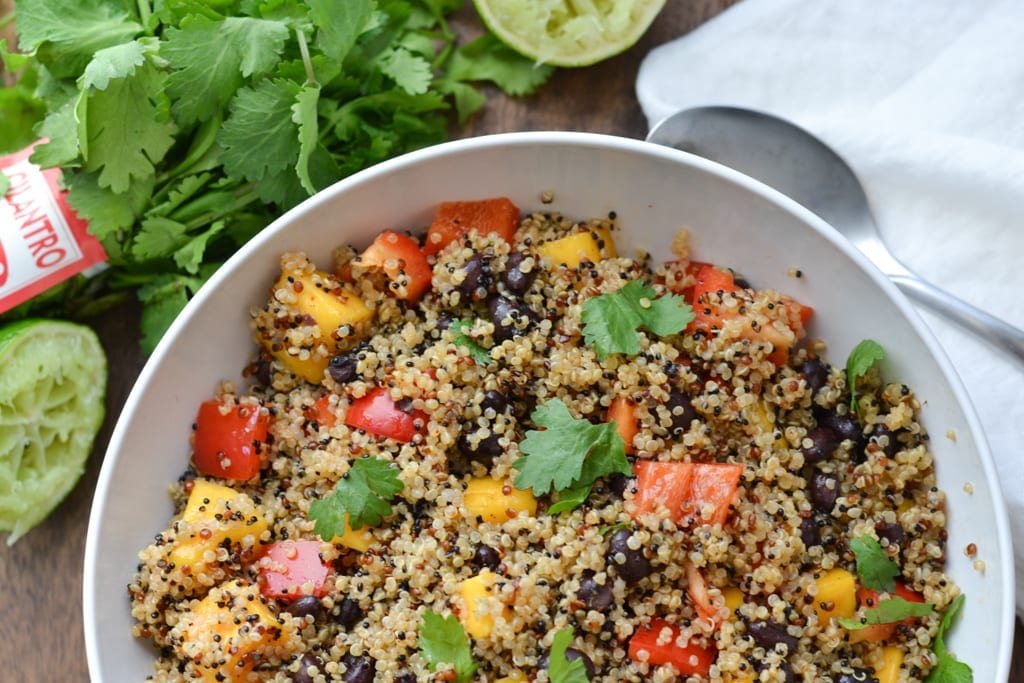 mango and quinoa salad