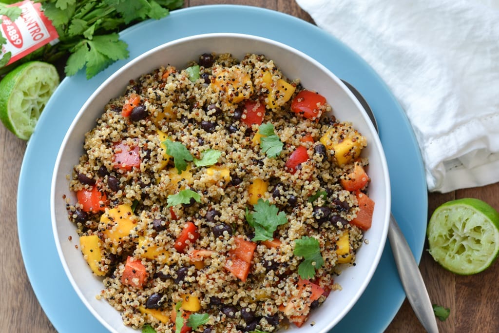 mango and quinoa salad