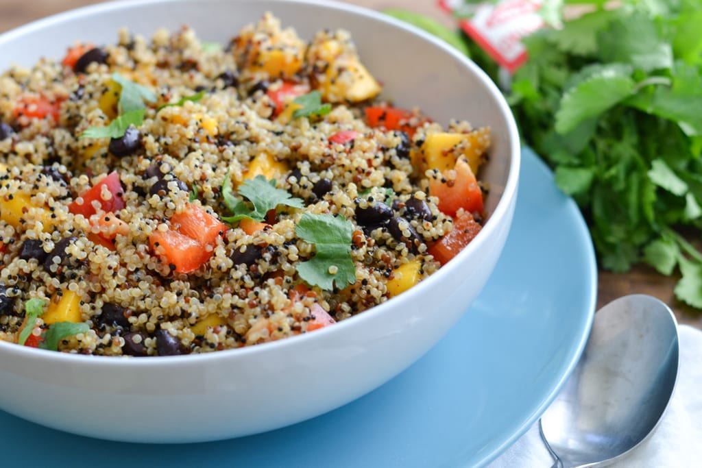 mango and quinoa salad