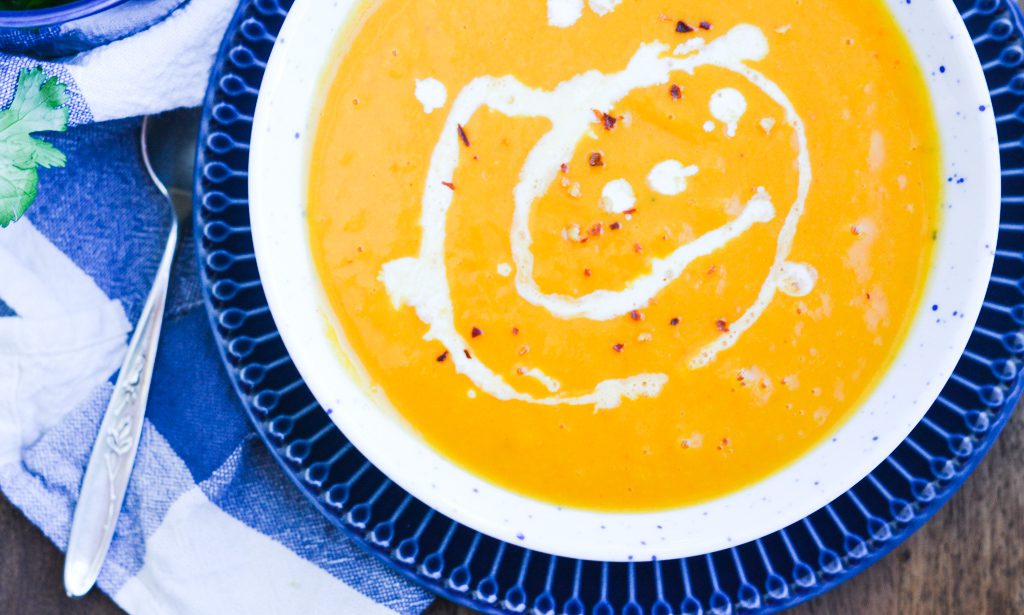 Thai Butternut Squash Soup Recipe - Home Sweet Table - Healthy, fresh ...