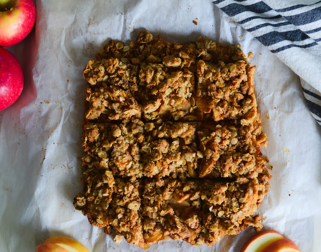 apple crisp bars